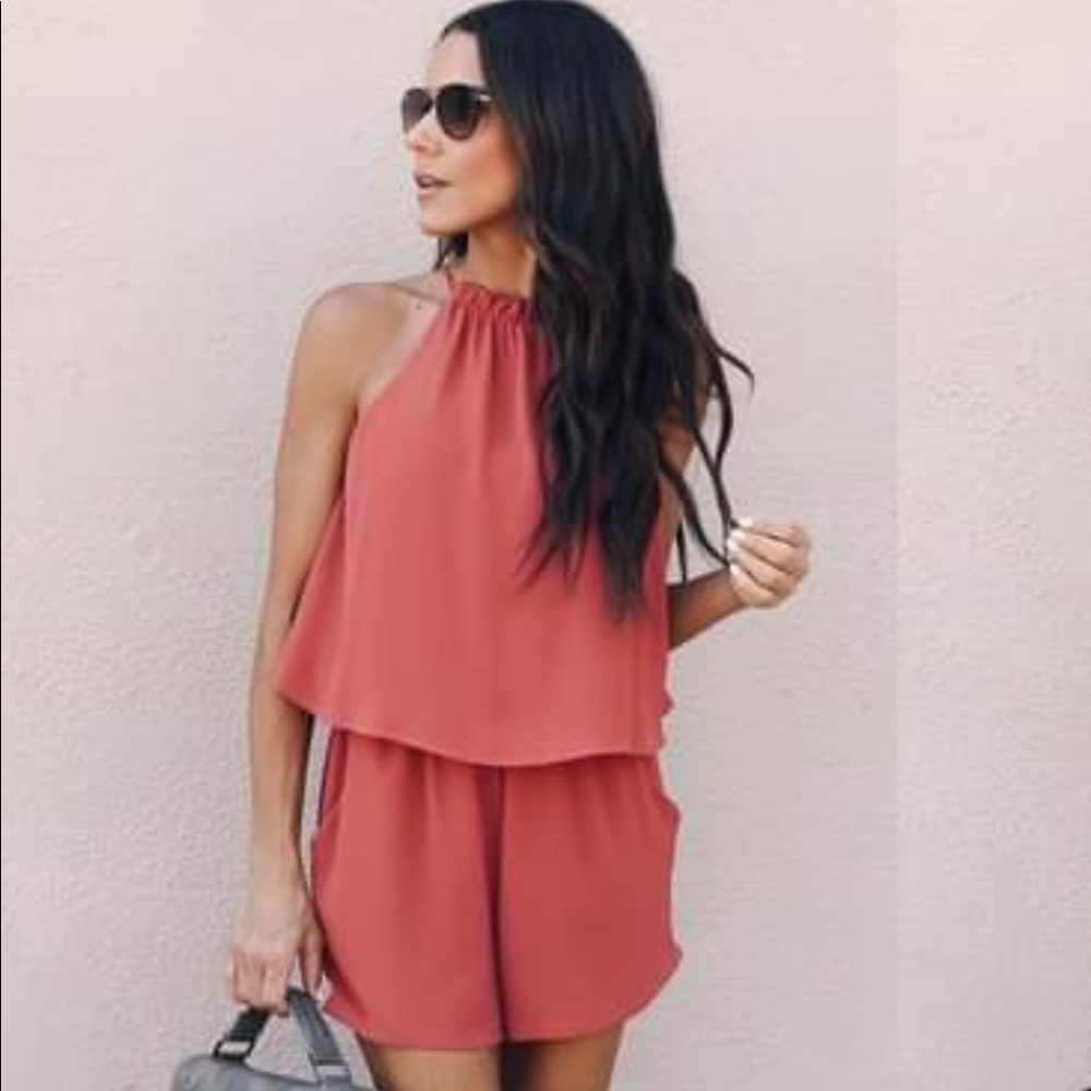 Vici Pick Up Line Pocketed Romper